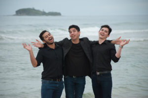 Photo of brothers at beach