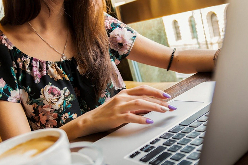 Woman on Laptop