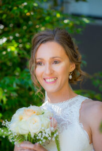 Bride head and shoulders